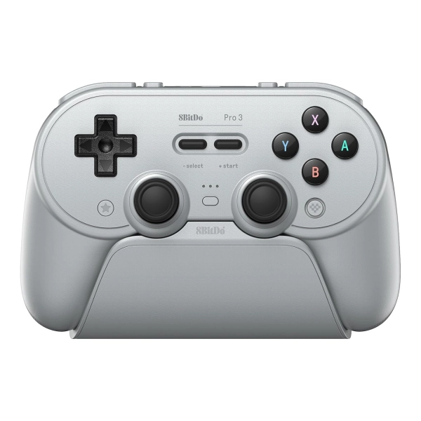 Бездротовий геймпад 8BitDo Pro 3 Bluetooth Switch/Switch 2, Windows, Apple, SteamOS, Android Сірий