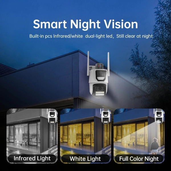 Зовнішня 8 MP IP WiFi камера TOX EP17-QQ-8M Автостеження за людиною ICSEE