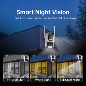 Зовнішня 8 MP IP WiFi камера TOX EP17-QQ-8M Автостеження за людиною ICSEE