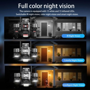 Вулична IP WiFi камера 3 в 1 TOX A32 ICSEE Стеження за людьми