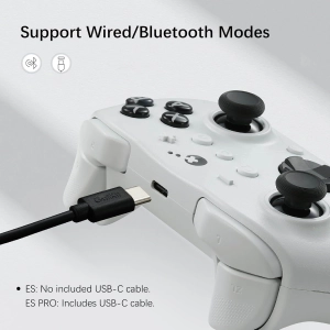 Геймпад GuliKit ES PRO для ПК, Switch 2, Switch та Android, TMR 4000 White