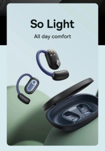 Навушники Baseus Eli Fit Open-Ear TWS спортивні амбушюри для бігу - black