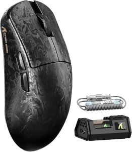 Миша ATTACK SHARK R11 ULTRA 42000 DPI, PAW3950 MAX, Carbon Fiber, 8K,Black