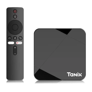 Tanix TX5 4/32 DDR (S905Y5) ANDROID 14.0 Голос. Управління чорна