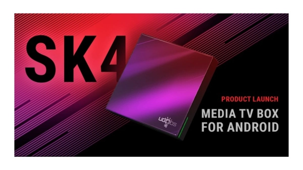 Ugoos SK4 4/64, Amlogic (S905X5M-J) Android 14, 4K AV1 Голос Управління