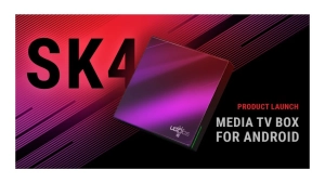 Ugoos SK4 4/64, Amlogic (S905X5M-J) Android 14, 4K AV1 Голос Управління