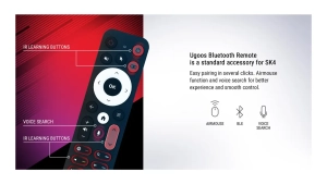 Ugoos SK4 4/64, Amlogic (S905X5M-J) Android 14, 4K AV1 Голос Управління