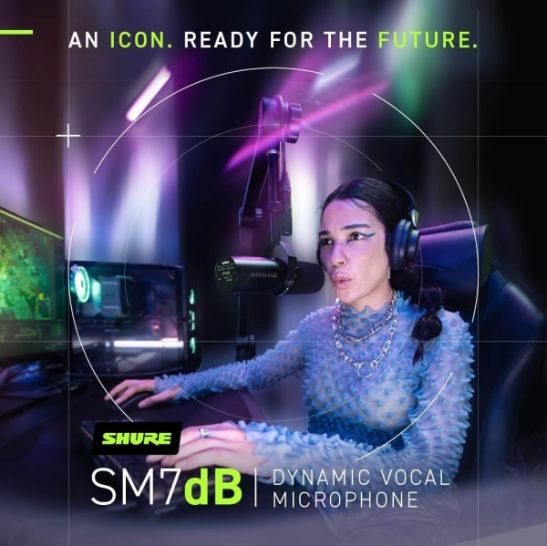 Мікрофон студійний Shure SM7DB Чорний