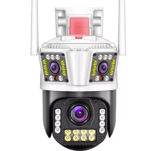 Вулична 12MP IP Камера 3 в 1 WiFi Поворотна P23 IPC 360