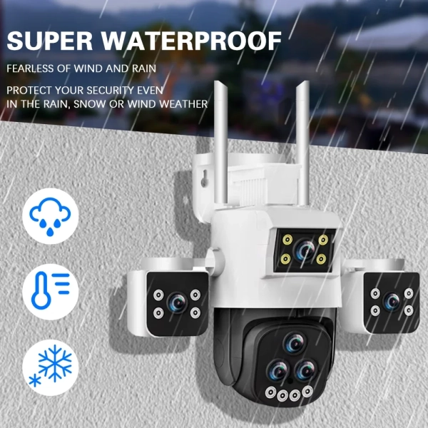 Зовнішня 20MP IP WiFi камера QEARIM PC-288-10K-5 Лінз 20X Zoom IPC 360