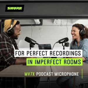 Мікрофон Shure MV7X (XLR) Чорний