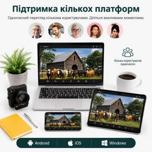 Зовнішня IP WiFi камера TOX EP17-SP3 Автостеження за людиною ICSEE