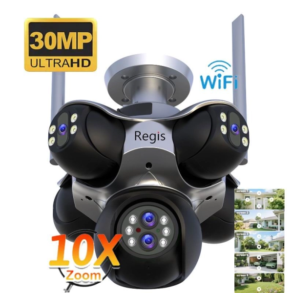Зовнішня 30 MP IP камера Ansvicam 873 10X Zoom 6 лінз 10K автоматичне стеження WiFi FFVideo