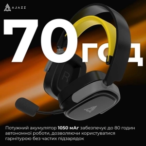 Навушники Ajazz AHM09 MAX Чорні