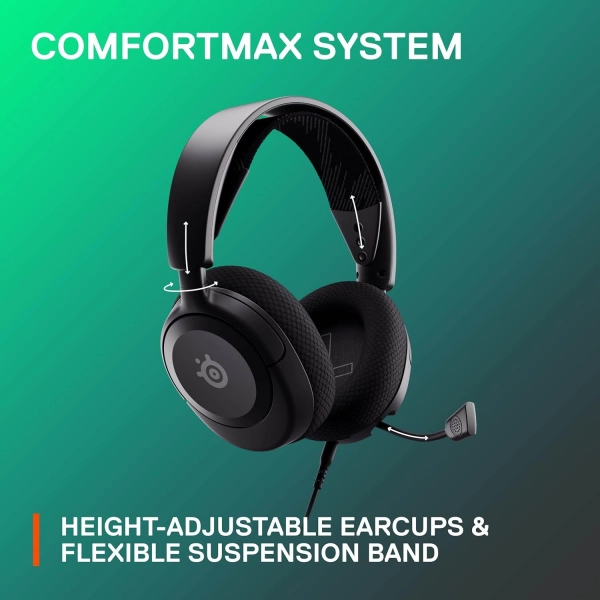 Навушники SteelSeries Arctis Nova 1 Чорні