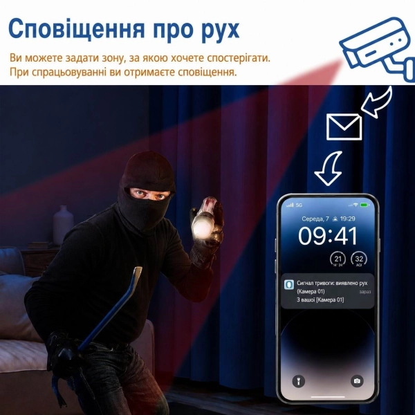 Зовнішня 20 MP IP камера 3 в 1 Overscam 10X Zoom 3 моторизовані камери WiFi FFVideo