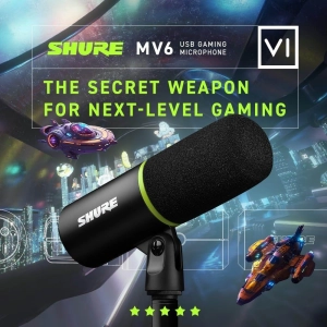Мікрофон Shure MV6  USB-C Чорний