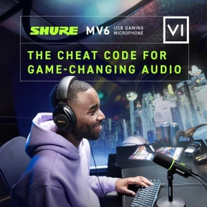 Мікрофон Shure MV6  USB-C Чорний